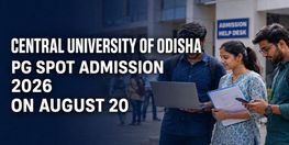 CUO PG Spot Admission 2026 Tentatively on August 20
